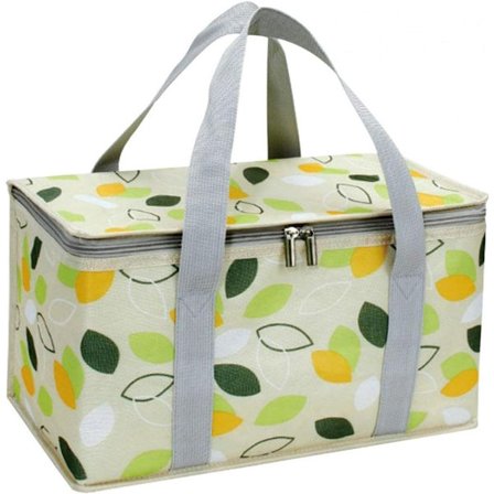 Stor køletaske til picnic frokost varm eller kold isoleret til camping, grill, bil og udendørsaktiviteter
