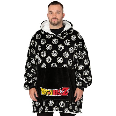 Dragon Ball Z Miesten Huopa Huppari Musta Logo
