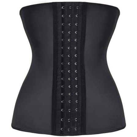 IC Latex smal midje-cincher korsett for kvinner flat mage