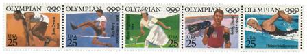 USA 1990 - OL - Scott 2496-2500 - Postfrisk 5-stribe