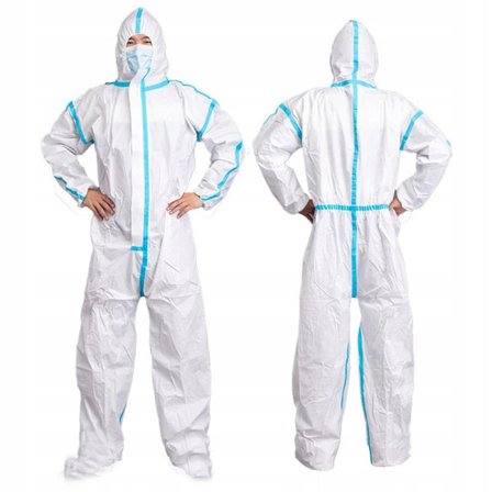 Engangs Maleroverall 185 Cm – Avanceret Beskyttelse Mod Farlige Stoffer | Åndbar Mikroporøs Membran | til Maler- og Kemisk Arbejde