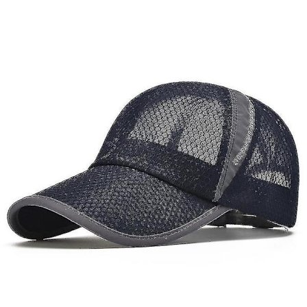 Unisex Pustende Mesh Baseball Cap Hurtig Tørkende Løpehatt