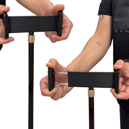 [RETURNERET VARE] Wozinsky stativ til tablet og telefon på skrivebordet sort (WTHBK4)