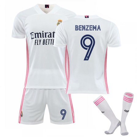 20-21 Real Madrid ny drakt Barn Voksen Fotballdrakt Treningsdress Nr.9 BENZEMA Nr.9 BENZEMA No.9 BENZEMA-FF- No.9 BENZEMA XXL