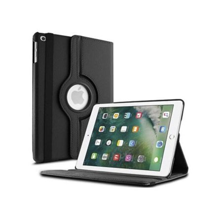 Roterende folio etui Kompatibel med iPad 6. generation 9,7 tommer sort