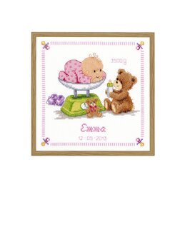 Stickpackung Bild Auf der Waage