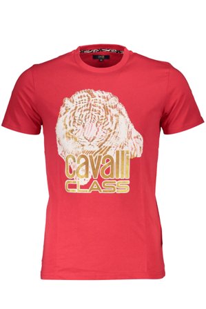 Cavalli Class T-shirt Maniche Corte Uomo Rosso