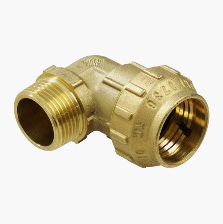 Biltema - Klemringkobling for PEM-slange bøy 90 ̊ 32 mm x 1" (R25) han