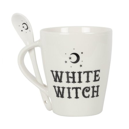 Something Different White Witch Mug Set One Size White