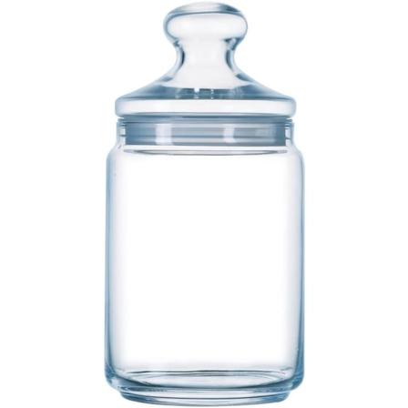 Pot Club Krukke med lokk 1L, 1 stk Transparent 10,5 x 10,5 x 17 cm