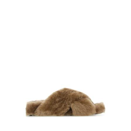 Jil Sander Slippers brun, Dam Tofflor, Dam, Storlek: 38 EU