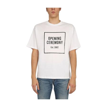 Opening Ceremony Crew Neck T-Shirt Hvid, Herre T-shirts