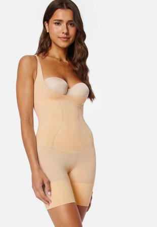 DORINA Absolute Sculpt Seamless Open Bust Romper Beige XS