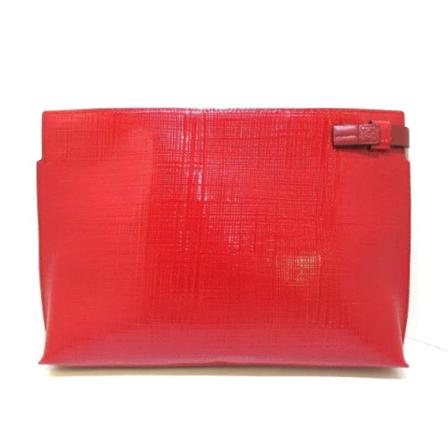 Loewe Pre-owned, Pre-owned Leather clutches Rood, Dames, Maat:ONE Size