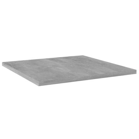 Vidaxl Hyllplan 8 St Betonggrå 40x40x1,5 Cm Konstruerat Trä Grå
