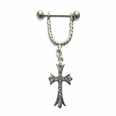 Bröstpiercing 16G par (2st)