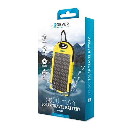 Forever Solen Powerbank 5000mAh till Mobiltelefoner &Surfplattor