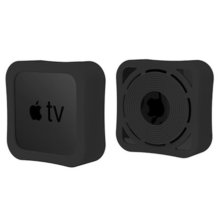 Silikonskal Apple TV 4K 2021 Svart