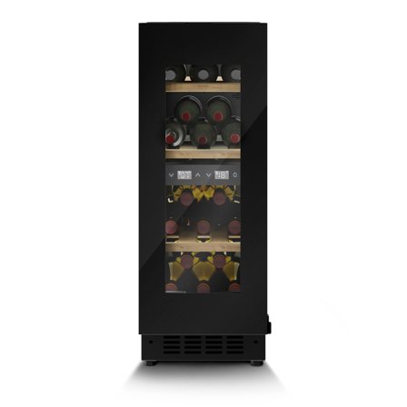 Caso 7719 WineDeluxe indbygget vinkøleskab 18 flasker, sort | KitchenOne