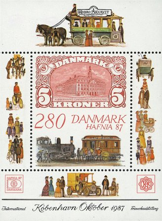 Danmark 1987 - AFA 889 - Miniark - Postfrisk