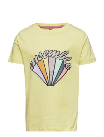 Tnbells S_S Tee T-shirts Short-sleeved Gul The New