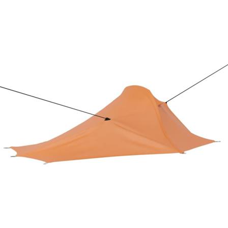 Vidaxl Campingtält 317x240x100 Cm Orange Och Grå Orange