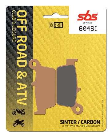SBS Carbon Sinter Rear Brake Pads - Gas Gas EC 125 2000-2009