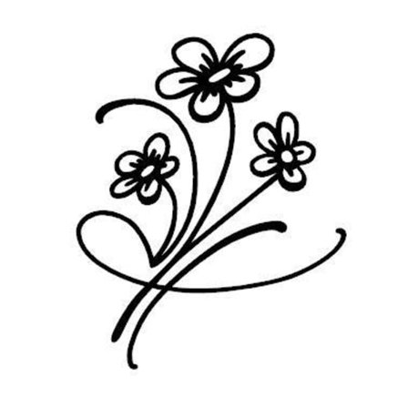 Väggdekor - Artsblommor Modell 001