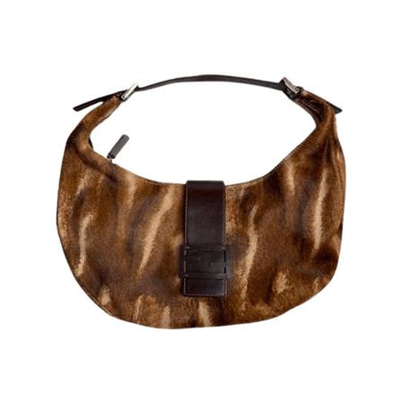 Fendi Vintage - Vintage Väskor - Brun - Dam - Storlek: One Size, Dam, Storlek: ONE SIZE