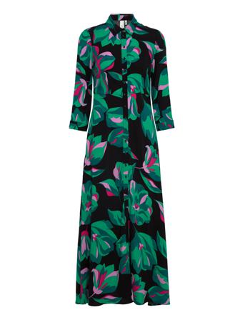 Yassavanna Long Shirt Dress Patterned YAS