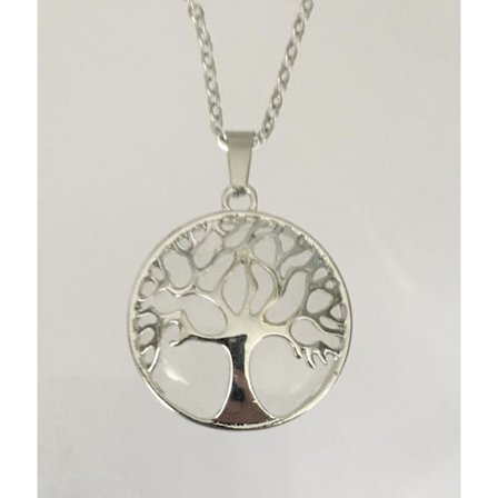 Necklace - Tree of Life - Rock Crystal