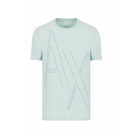 Armani Exchange, T-shirt Groen, Heren, Maat:L,elastaan