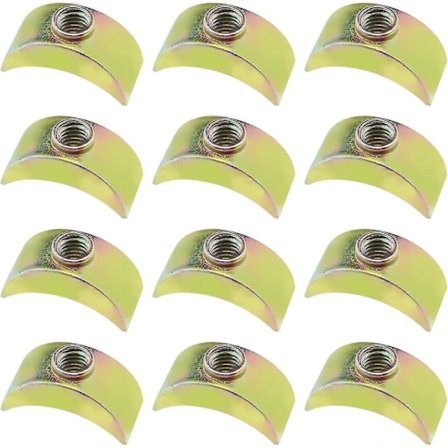 40 stk. Halvmåne Møtrikker Møbel Konnektor Møtrikker Spacer Skive til Samling af Møbler Seng