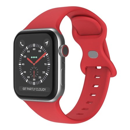 Apple Watch 38/40/41/42mm Silicone Watch Strap - Red