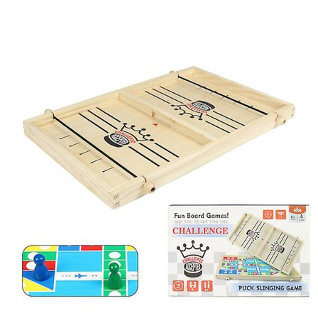Brädspel Leksaker Kul Trä Hand-öga Koordination Tvåpersoners Krig [DB]