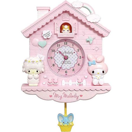 Melody Vægur 30 cm Tegneserie Swing Børn Piger Væg Quartz Ur Boligindretning Soveværelse Tegneserie Vægur [HK]