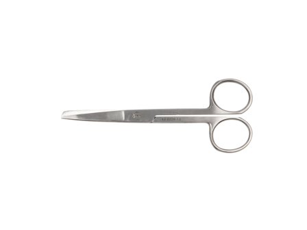 Mediq Rett saks 13 cm spiss/ butt blad, 1 stk.