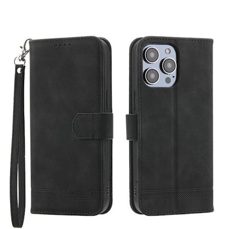 (För Samsung A71) PU-läder plånboksfodral med kortfickor, stöttå