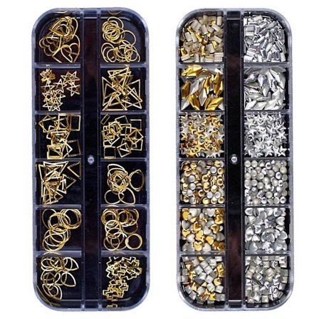 Nageldekorationer, för tillverkning av nagelharts