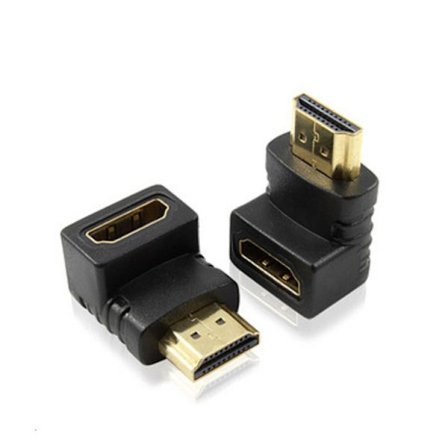 Hdmi-hane till hon-vinkelkontakt Adapter 90 graders förlängning