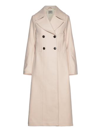 Everly Officer Coat Outerwear Coats Winter Coats Beige HUNKYDORY
