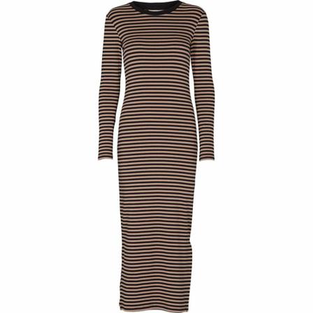 Basic Apparel Ludmilla Long Kjole Brun, Dame, Størrelse: XL