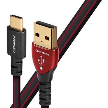 AudioQuest Cinnamon USB-A to USB-C USB kabel - Rød