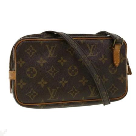 Louis Vuitton Vintage Pre-owned Canvas louis-vuitton-Väska brun, Dam Vintage Väskor, Dam, Storlek: ONE SIZE