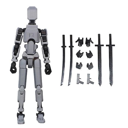T13 Action Figur Titan 13 Action Figur Robot Action Figure3D Printet Action