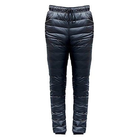 Utendørs dunbukser Vinter Herre Kvinner Hvit andedun tynne og lette bukser Vanntett Vindtett Varm Camping Turbukse S-5xl