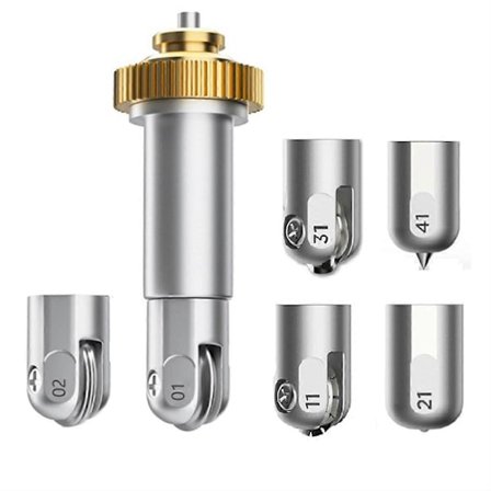 Perforeringsblad, Gravyrspets, Vågigt blad