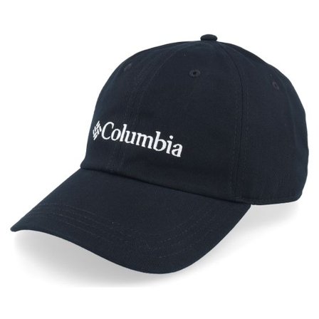 Columbia - Svart unconstructed Keps - Provisions Ball Cap Black Logo Black Dad Cap @ Hatstore