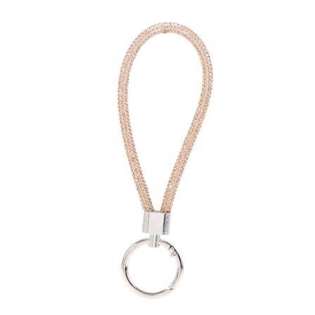 Glitter Nøkkelring Håndleddsstropper Snor Bling Rhinestone Mobiltelefon Snor Anti-tapt Tau Bil Nøkkelring Lommebok Dekorasjoner