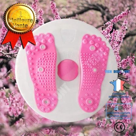 Plaque Twister - TD - Rosa - Fitness - Hem - Massage för fitness